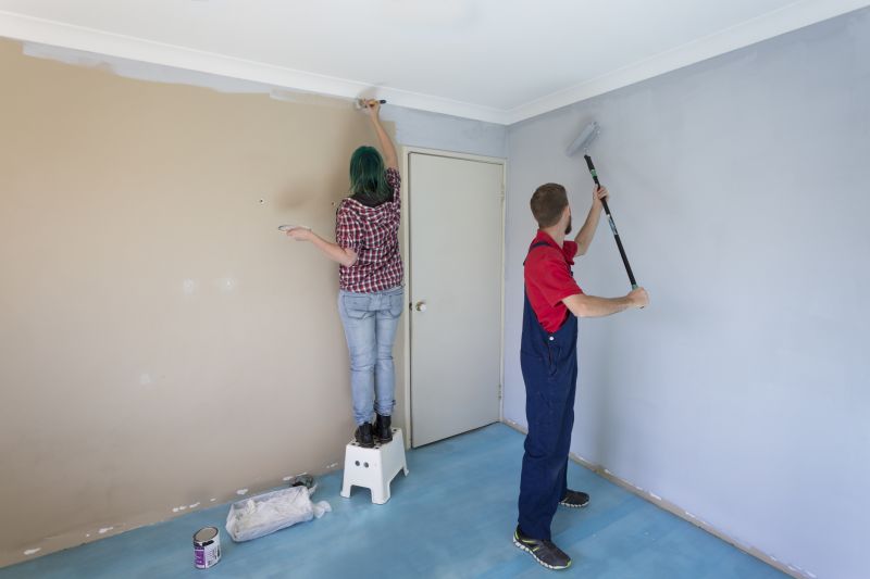 Basement Wall Painting in Wilmington, NC